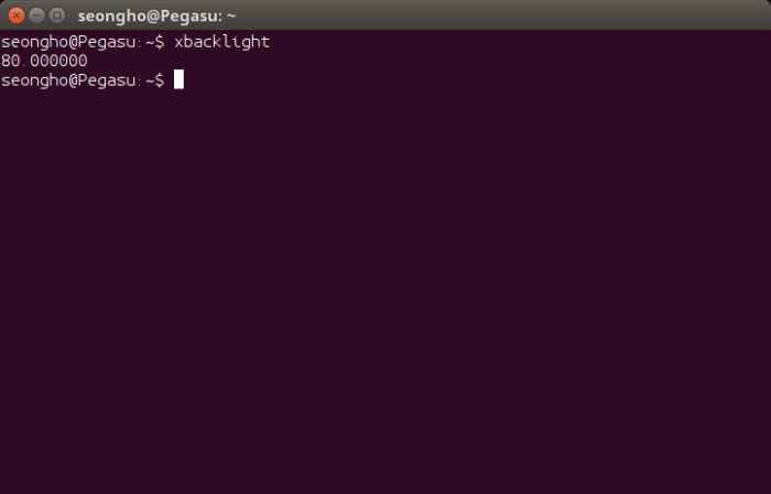 xbacklight